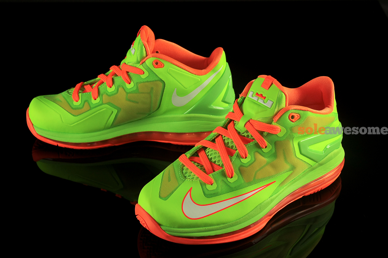 Nike Lebron 11 Low Gs Volt Orange 01