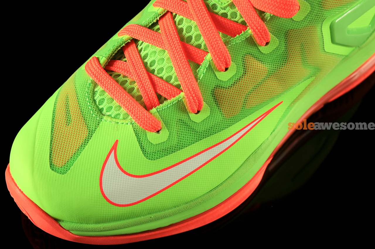 Nike Lebron 11 Low Gs Volt Orange 06