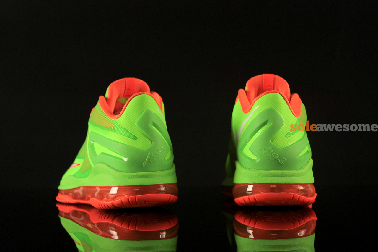 Nike Lebron 11 Low Gs Volt Orange 08