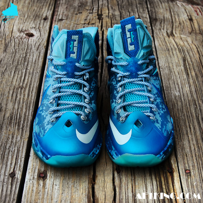 Nike Lebron X Chill Blue Camo 08