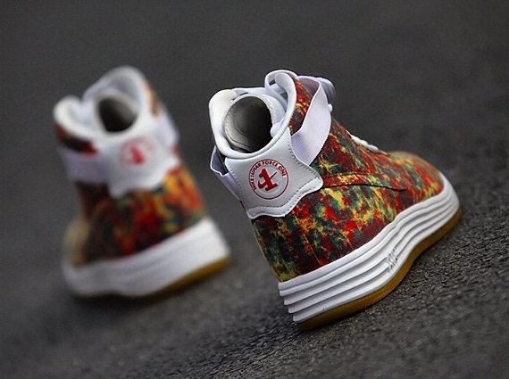 Nike Lunar Force 1 Hi  Paint Splatter