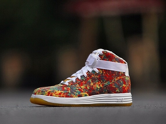 Nike Lunar Force 1 Hi  Paint Splatter