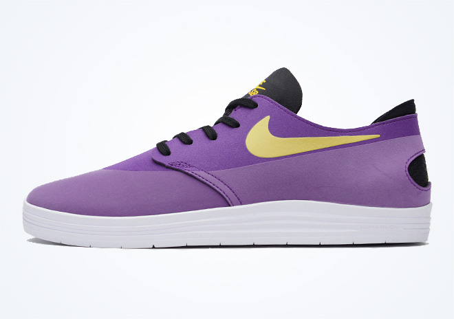 Nike SB Lunar One Shot - Purple - Yellow - SneakerNews.com