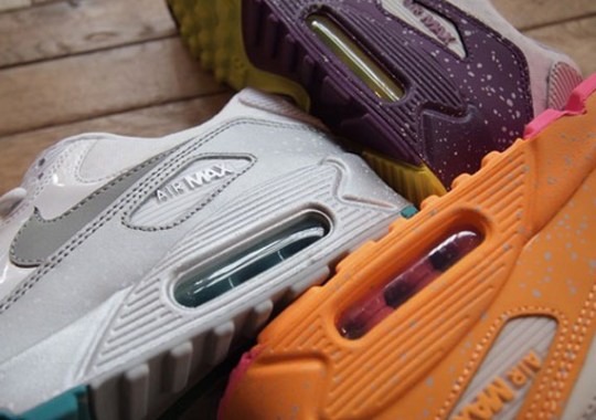 Nike Womens Air Max 90 “Splatter” in Three Colorways