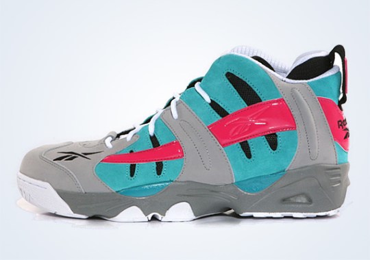 Reebok The Rail – Grey – Teal – Pink