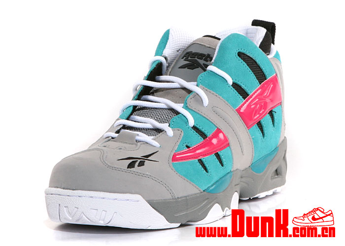 Reebok The Rail Grey Teal Pink 5