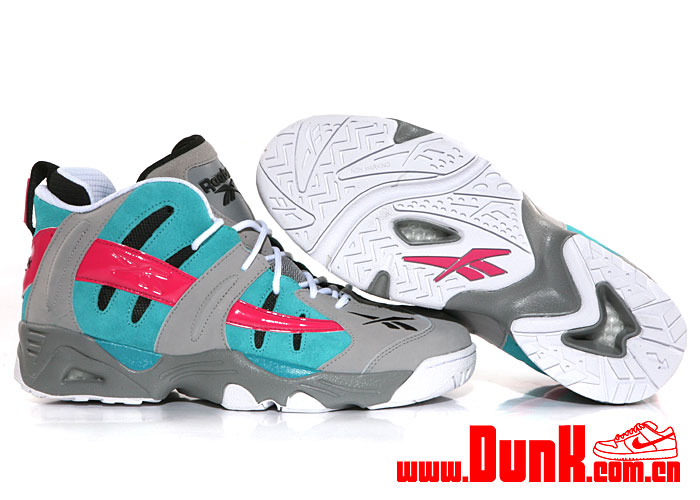 Reebok The Rail Grey Teal Pink 6