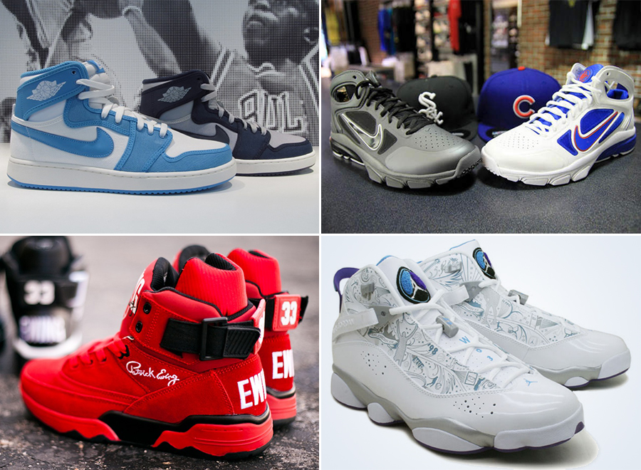 Patrick Ewing Athletics 33 Hi Georgetown Navy/Grey - Men 13 Vintage Sneakers