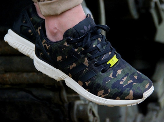 adidas zx flux camo mens