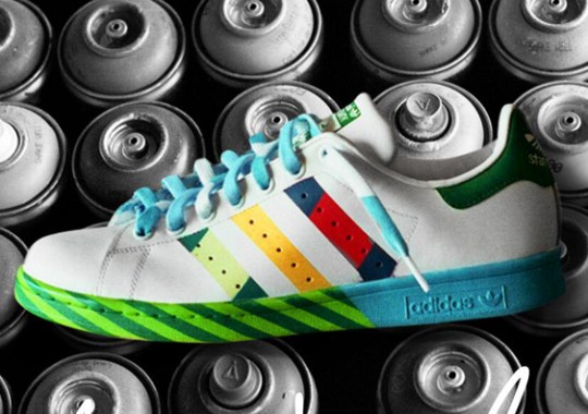 Jason Woodside x adidas Originals Stan Smith for Free Arts in NYC