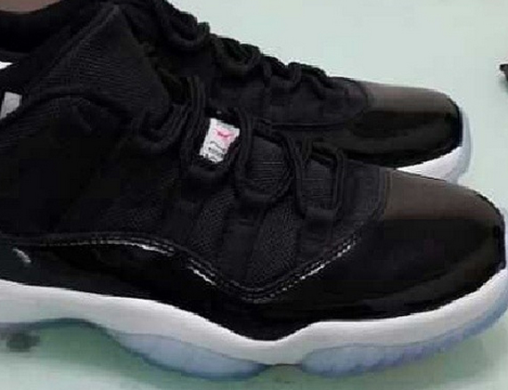 low top black and white 11s