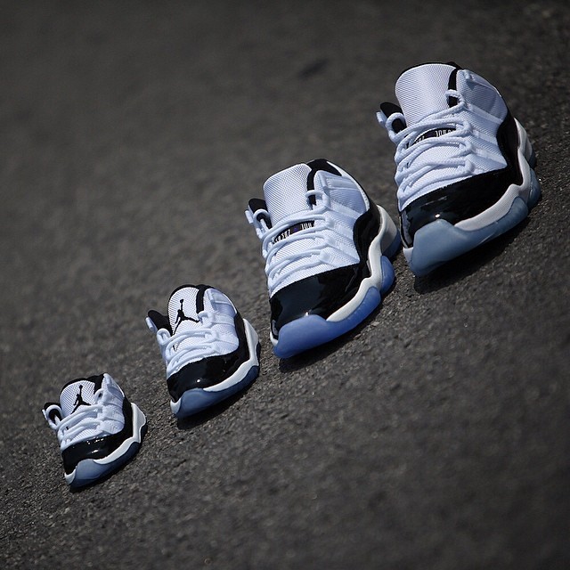Air Jordan 11 Low Concord Full Family Sizes 02