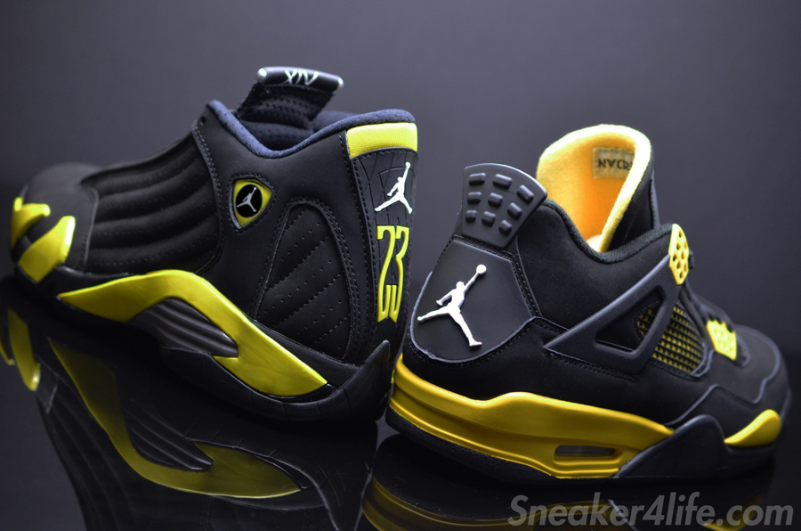 jordan 14 retro black and yellow