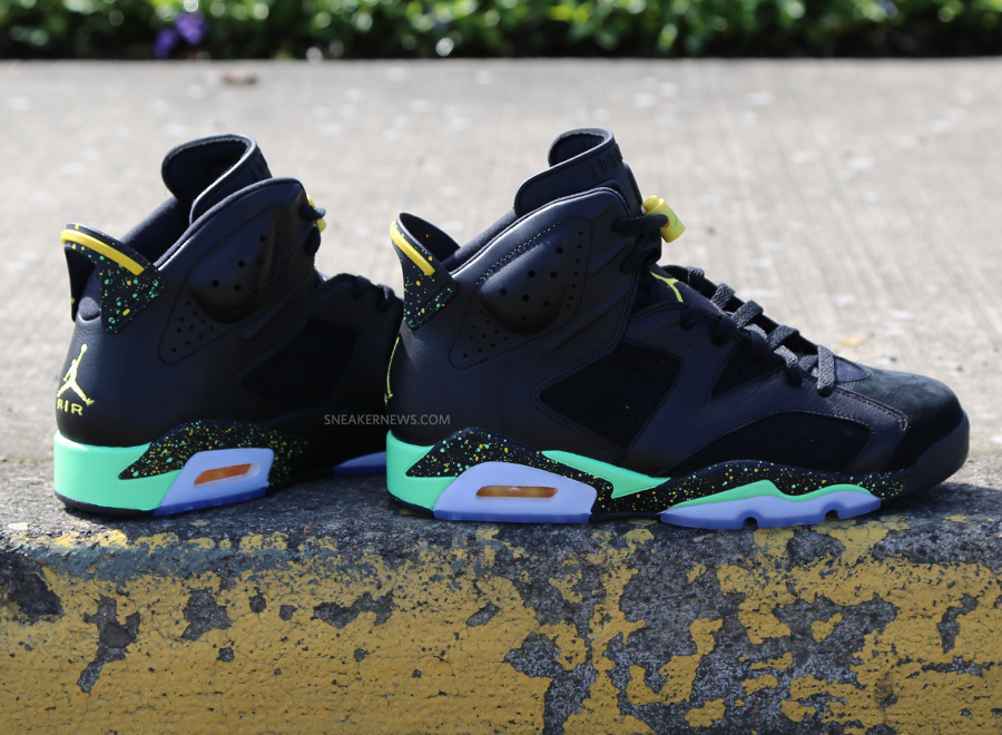 Black Green Jordan 6 02