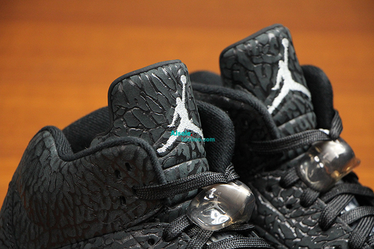 Black Metallic Air Jordan 3lab 5 06