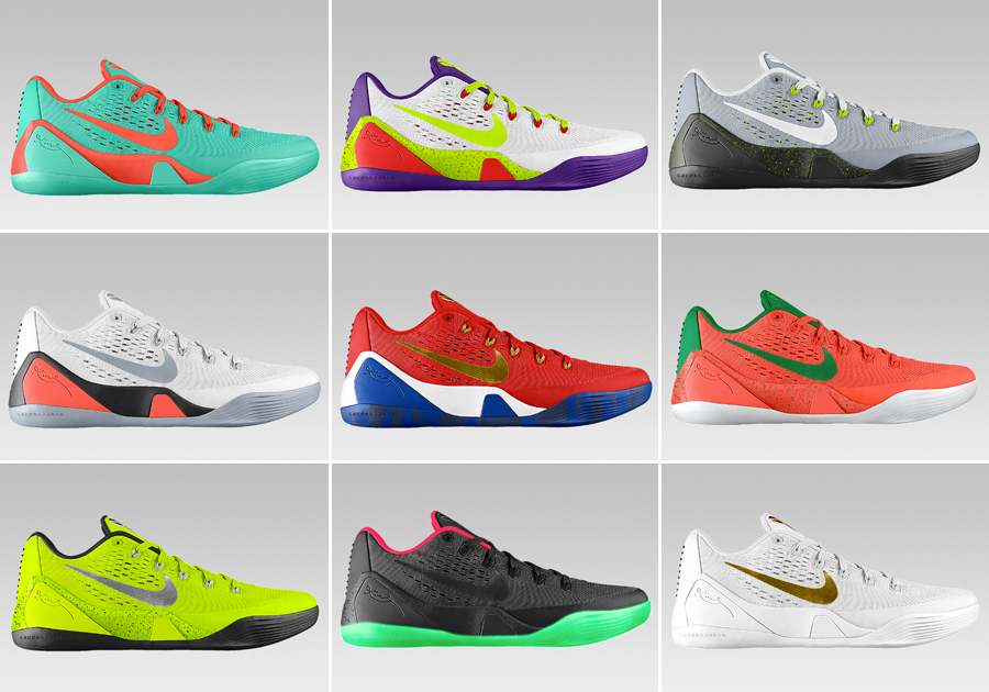 Nike kobe on sale 9 colorways