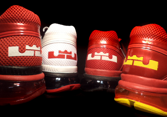 Four Nike Air Max "LeBron" PE Samples on eBay