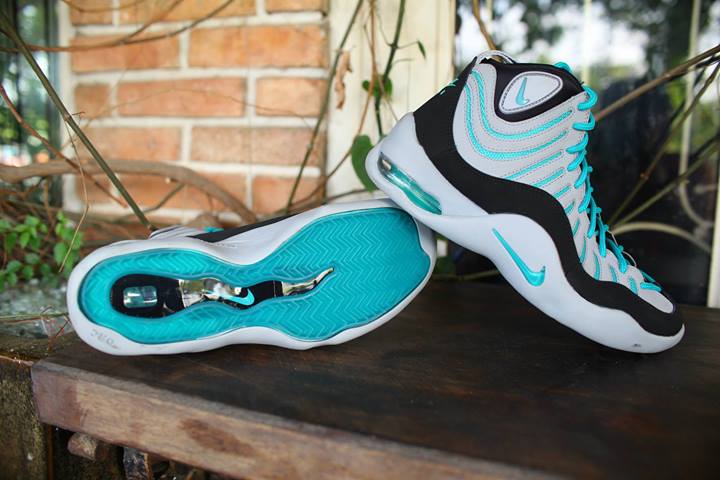 Nike Air Bakin Grey Black Teal 011