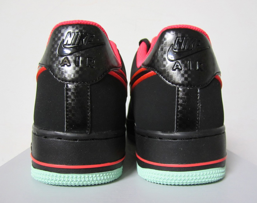 Nike Air Force 1 Low Black Laser Crimson Arctic Green 03