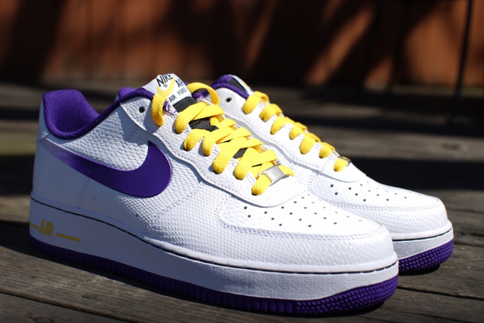 Nike Air Force 1 Low Gradient Swoosh Yellow Purple 05