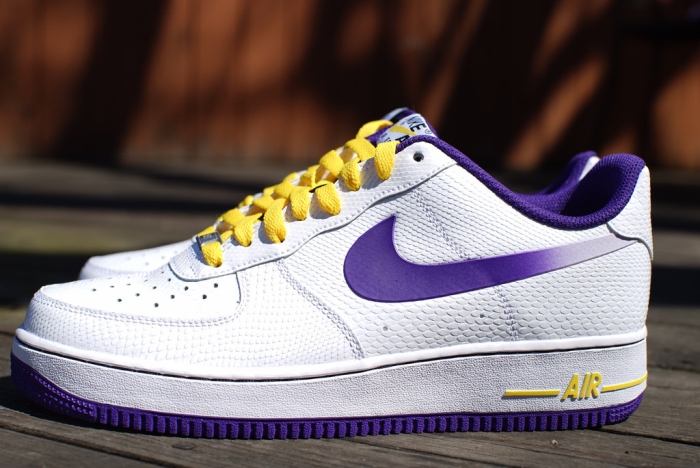 Nike Air Force 1 Low Gradient Swoosh Yellow Purple 06