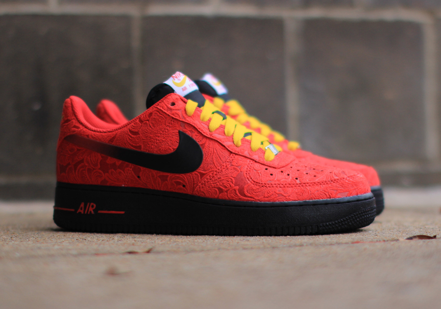 Nike Air Force 1 Low "University Red Paisley"