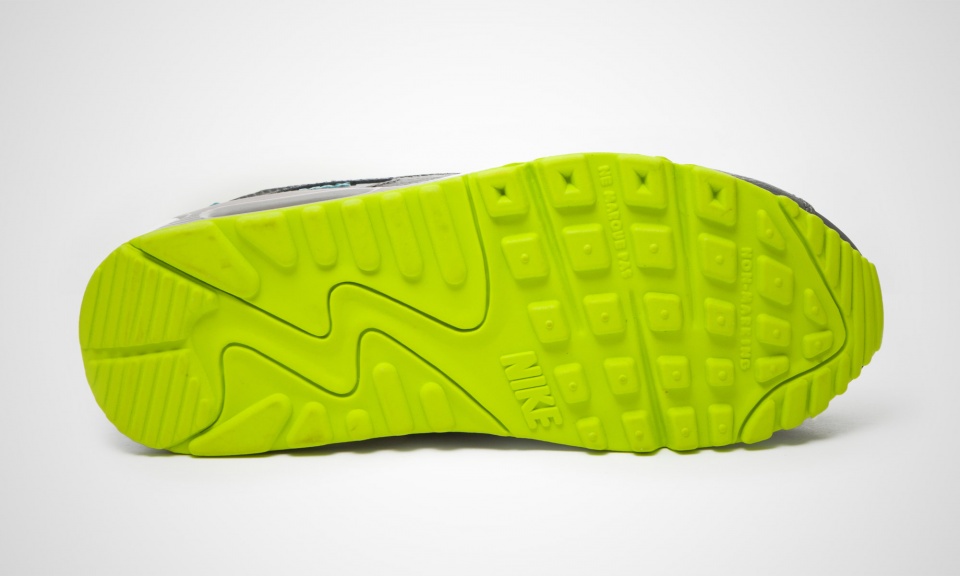 Nike Air Max 90 Gs Grey Blue Green 02