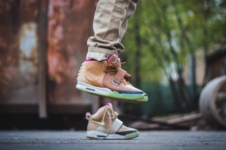 air yeezy 1 on feet