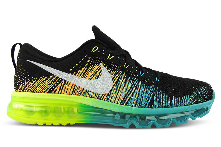 Nike Flyknit Air Max Black Turbo Green Volt 02