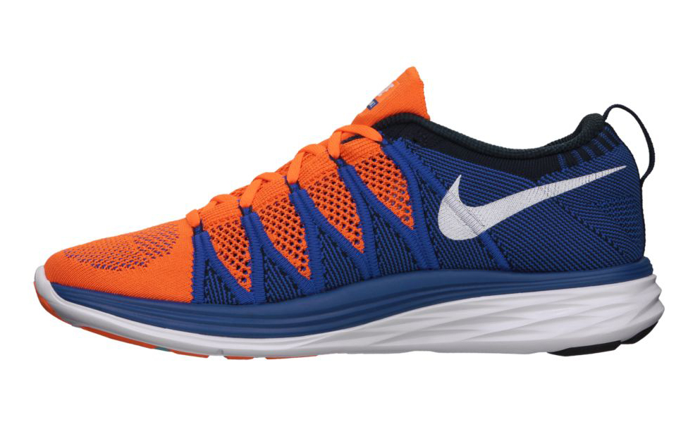 Nike Flyknit Lunar2 Orange Game Royal Dark Obsidian 06