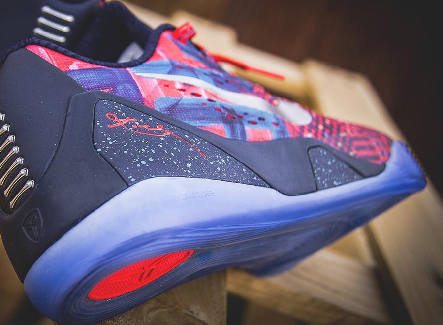 Nike Kobe 9 Em Laser Crimson Reflective Silver Obsidian 11