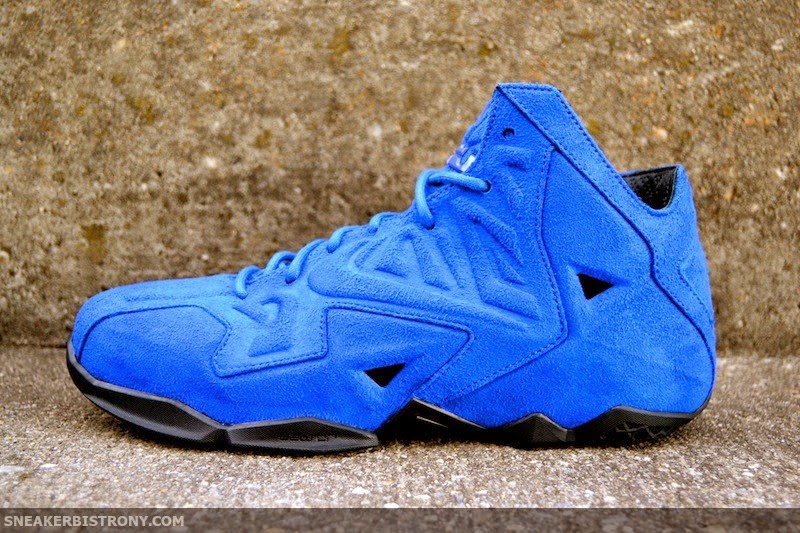 Nike Lebron 11 Ext Qs Blue Suede 01