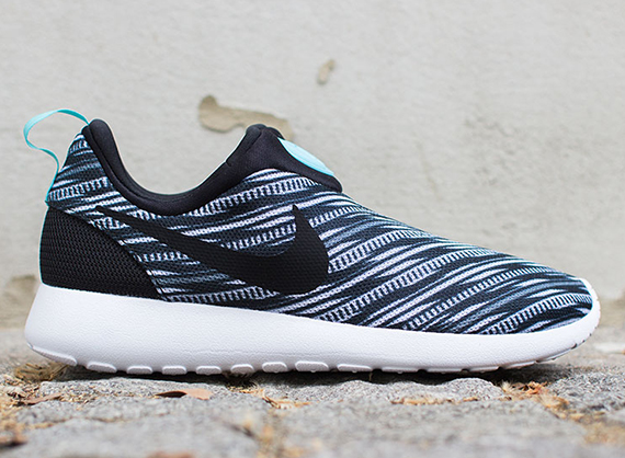 Nike Roshe Run Slip On GPX - Black - White