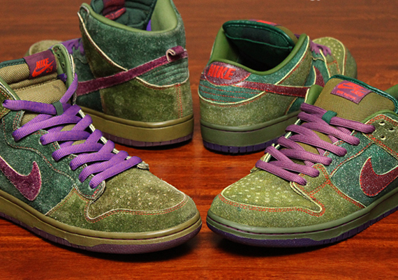 Nike SB Dunk Low "Skunk" by Dank Customs