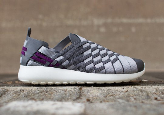 Nike Roshe Run Woven 2.0 – Cool Grey – Bright Grape