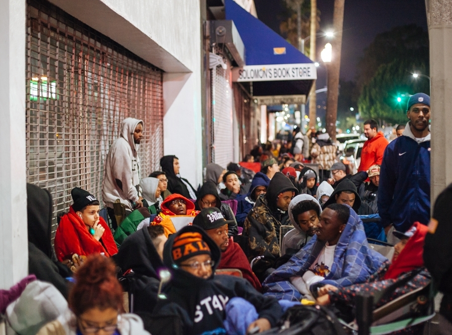 The Nike Foamposite Campout at Supreme Los Angeles