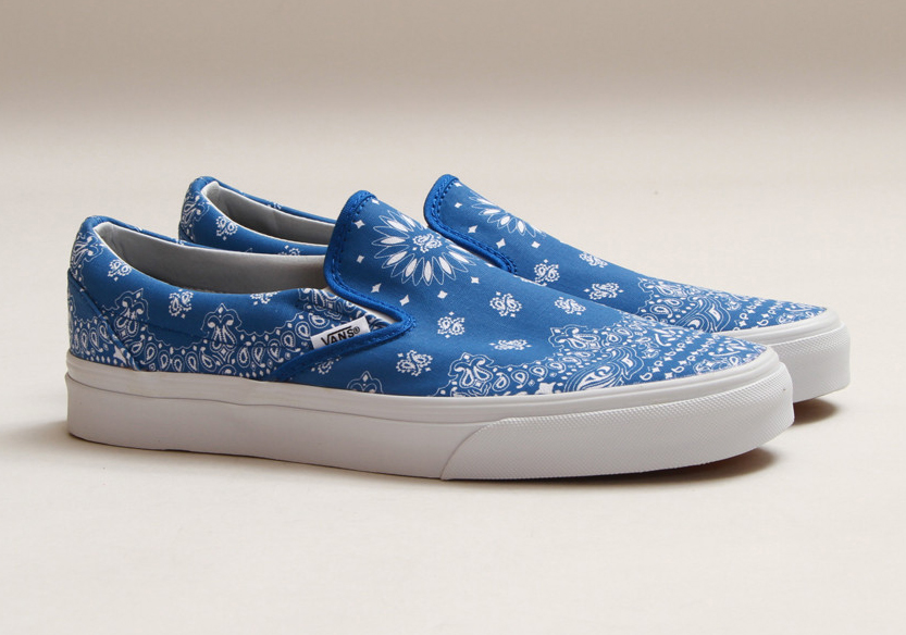 blue bandana vans