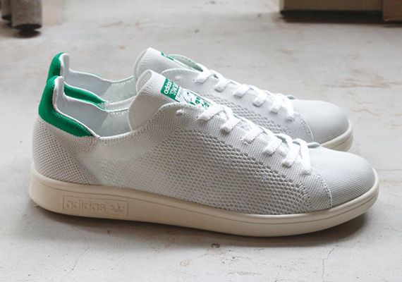 adidas Stan Smith Primeknit – White – Green