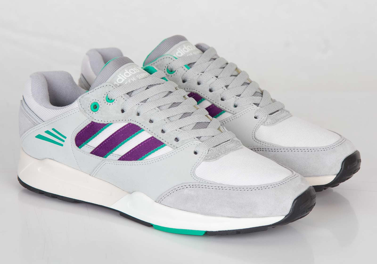 adidas Tech Super - Running White - Tribe Purple - Aluminum - Available
