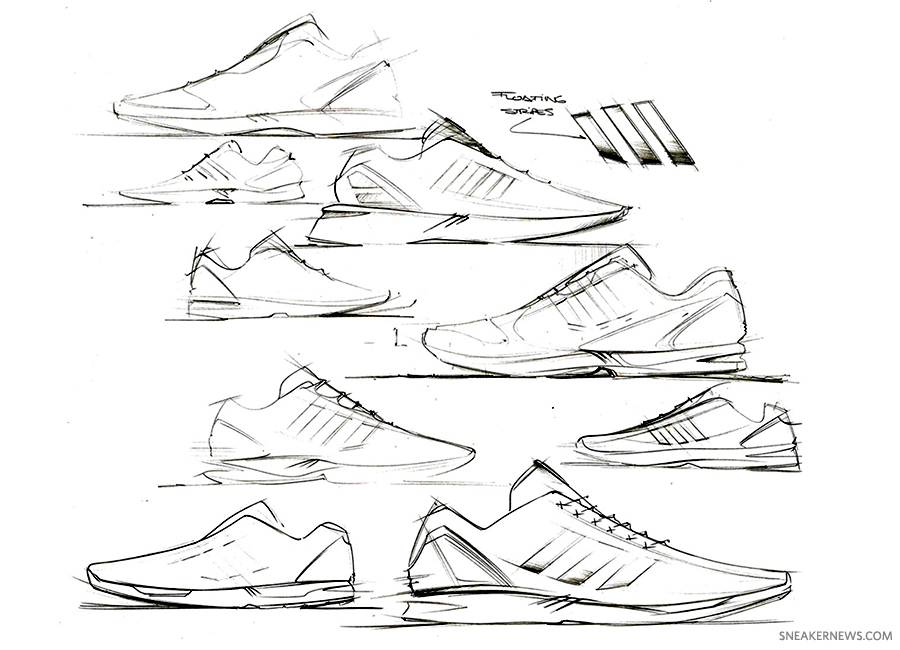 adidas zx flux drawing