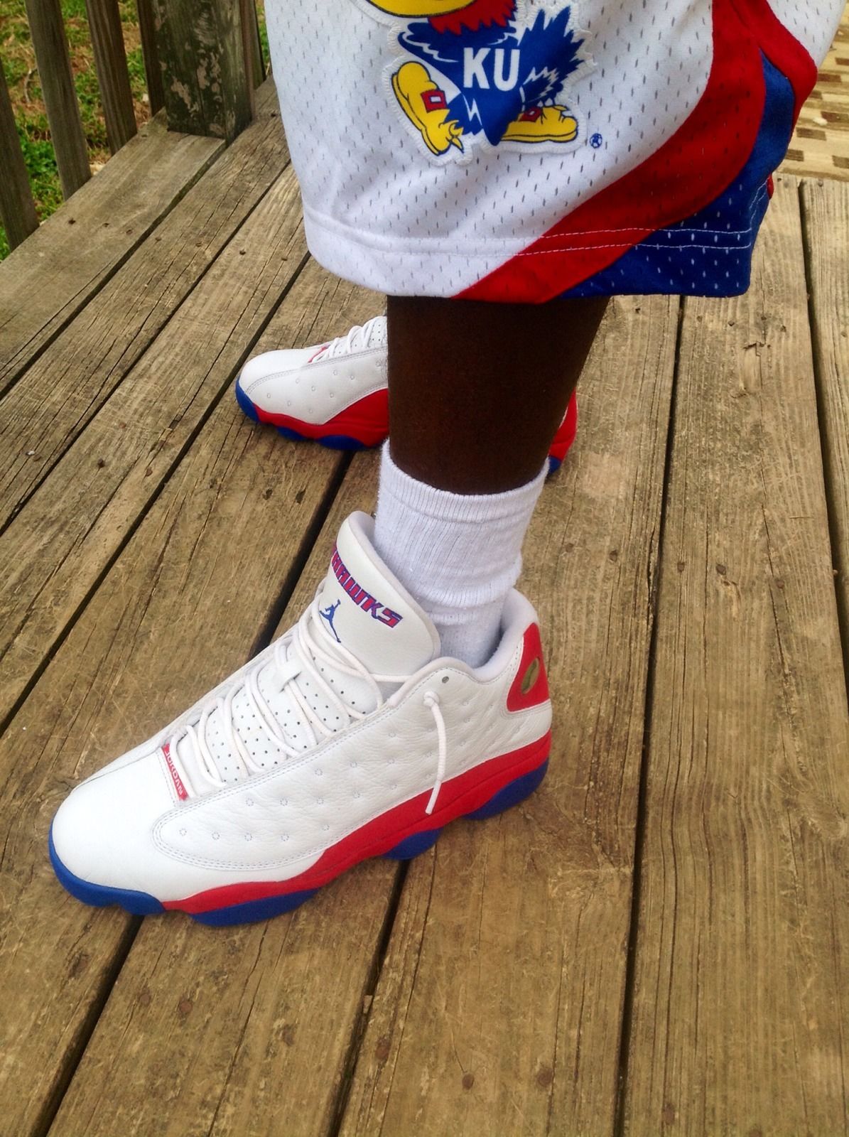Air Jordan 13 Kansas Jayhawks 1