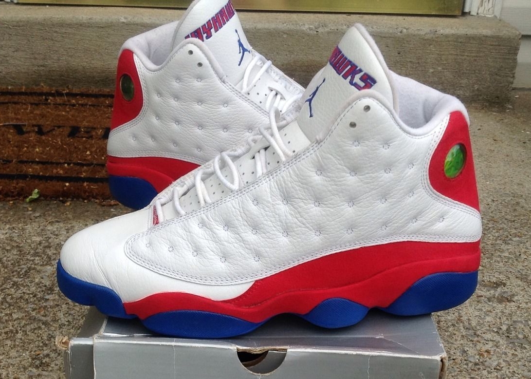 Air Jordan 13 Kansas Jayhawks 7