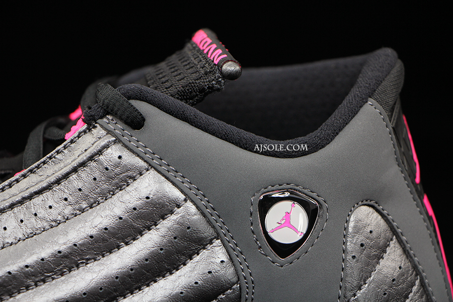 Air Jordan 14 Gs Grey Pink White 02
