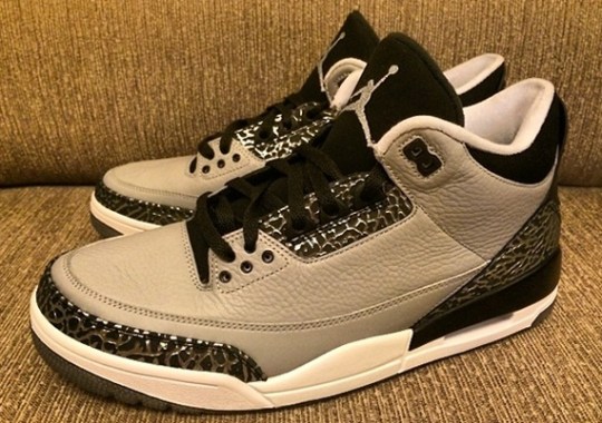 Air jordan metallic 3 Retro – Wolf Grey – Black