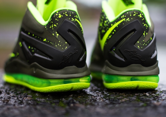 Lebron 11 cheap green and black