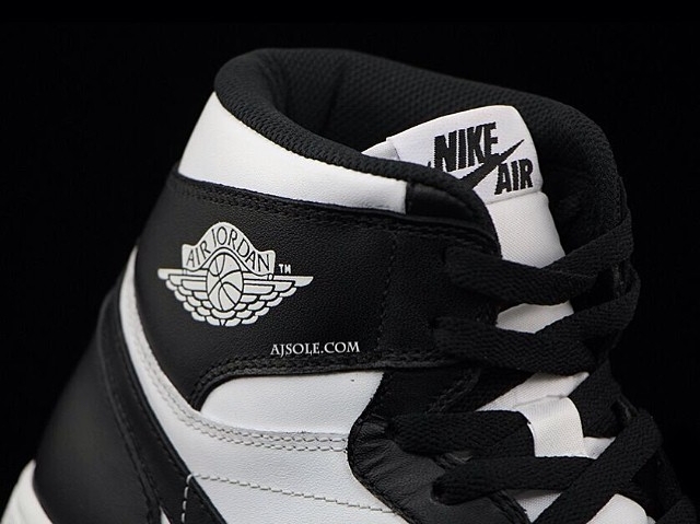 Jordan 1 Nike Air Black White 06