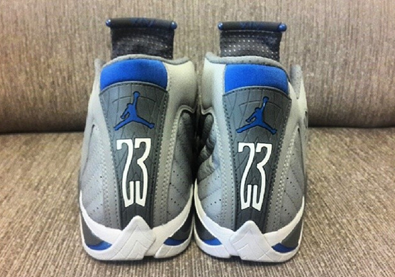 Air Jordan 14 - Wolf Grey - White - Sport Blue