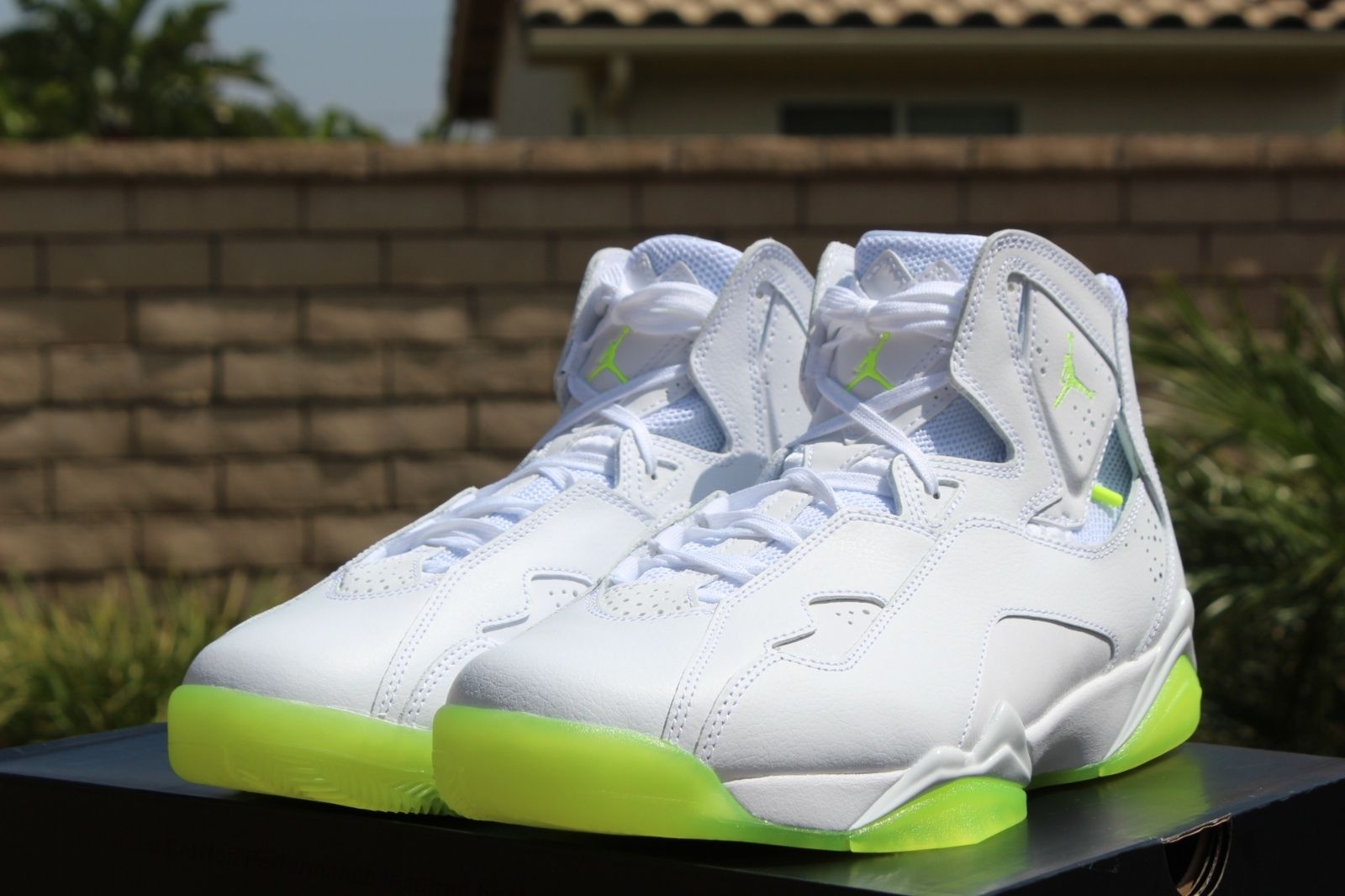 Jordan True Flight White Volt Ice 05