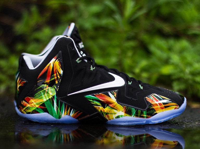 Nike LeBron 11 \'Everglades\' Nike ID LeBron 11 Everglades - On Foot - YouTube main image 3
