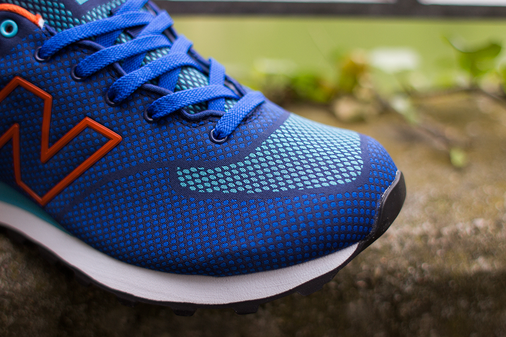 New Balance 574 Woven Blue Orange 06